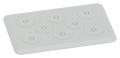 Flange, 147 mm x 223 mm x 20 mm