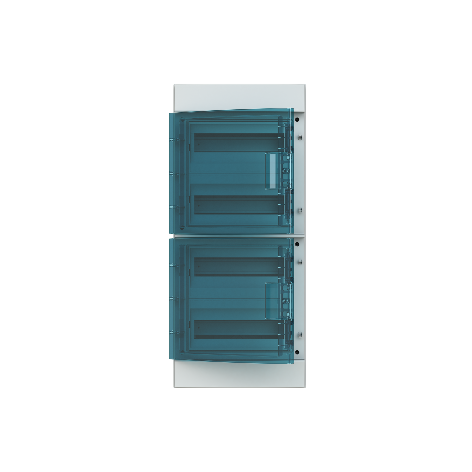 Parete IP65  MISTRAL65, Surface mounting, 48 modules, 4 row(s), IP65,  Door: Single, Plastic, Transparent, Dimensions: 735 mm x 320 mm x 155 mm – Immagine 2 di 3