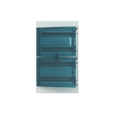 Parete IP65  MISTRAL65, Surface mounting, 72 modules, 4 row(s), IP65,  Door: Single, Plastic, Transparent, Dimensions: 735 mm x 430 mm x 155 mm