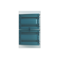 Parete IP65  MISTRAL65, Surface mounting, 72 modules, 4 row(s), IP65,  Door: Single, Plastic, Transparent, Dimensions: 735 mm x 430 mm x 155 mm