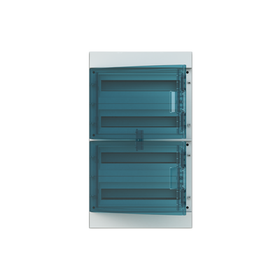 Parete IP65  MISTRAL65, Surface mounting, 72 modules, 4 row(s), IP65,  Door: Single, Plastic, Transparent, Dimensions: 735 mm x 430 mm x 155 mm