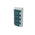Parete IP65  MISTRAL65, Surface mounting, 48 modules, 4 row(s), IP65,  Door: Single, Plastic, Transparent, Dimensions: 735 mm x 320 mm x 155 mm