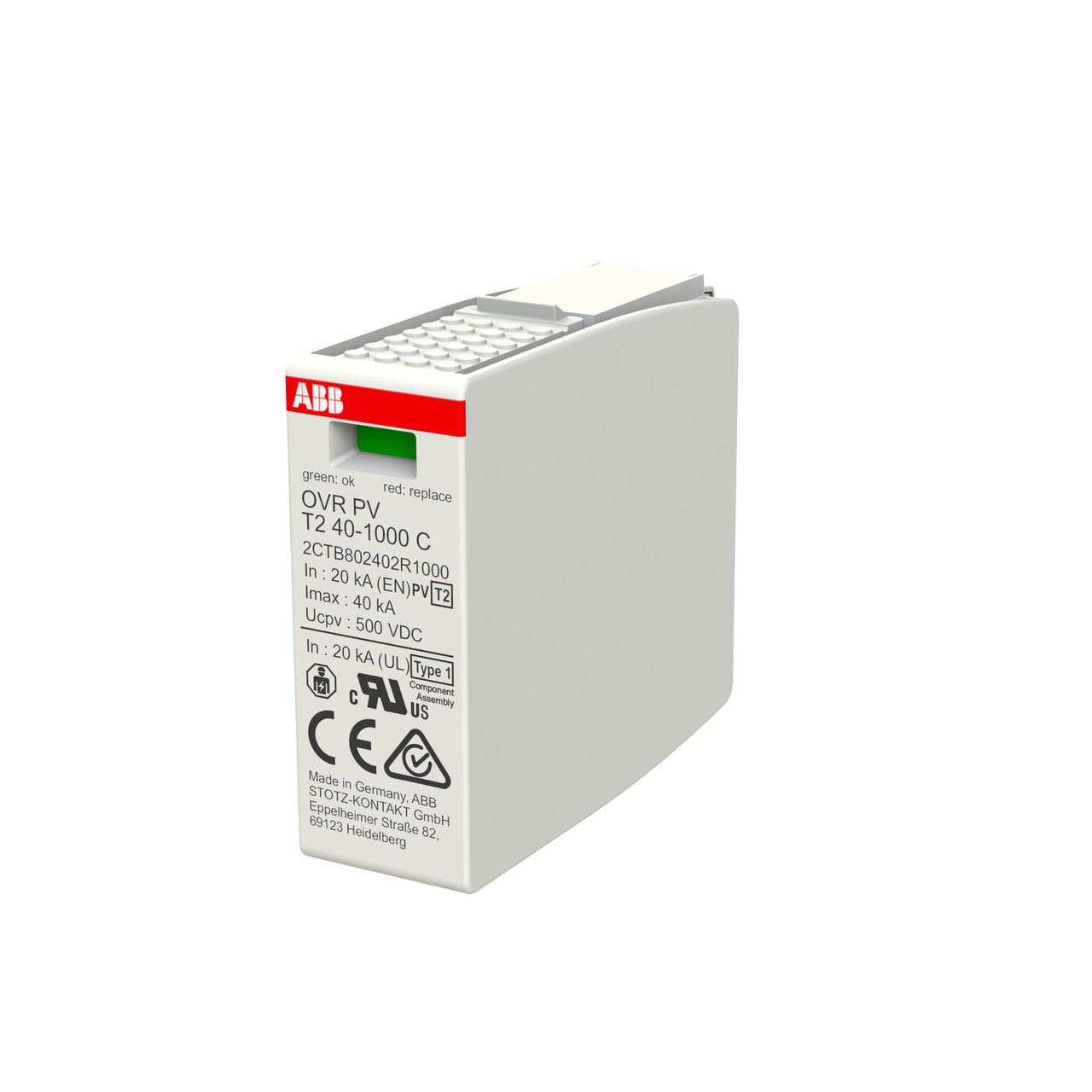 OVR PV T2 40-1000 C Surge Protective Device – Immagine 3 di 3