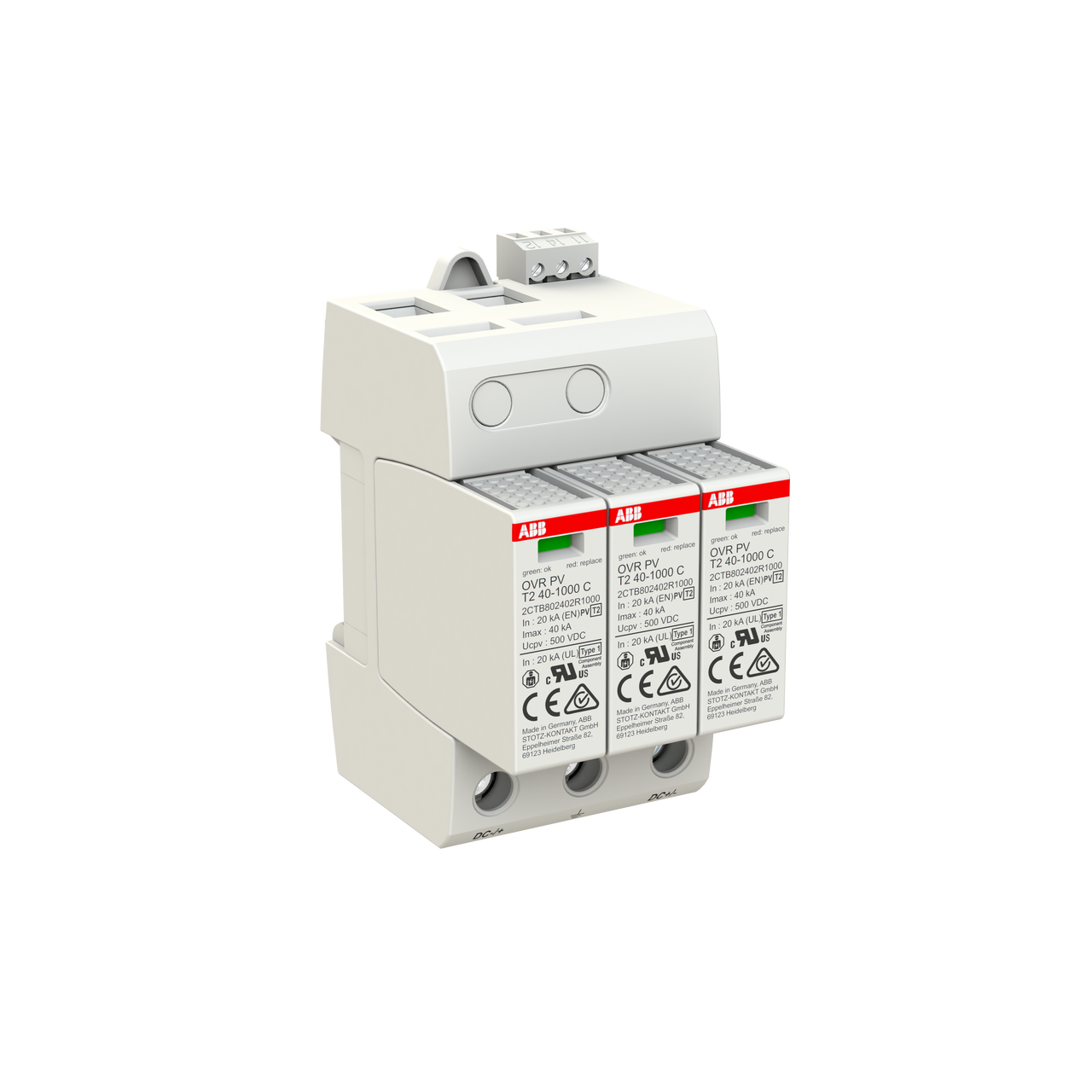 OVR PV T2 40-1000 P TS Surge Protective Device – Immagine 2 di 3
