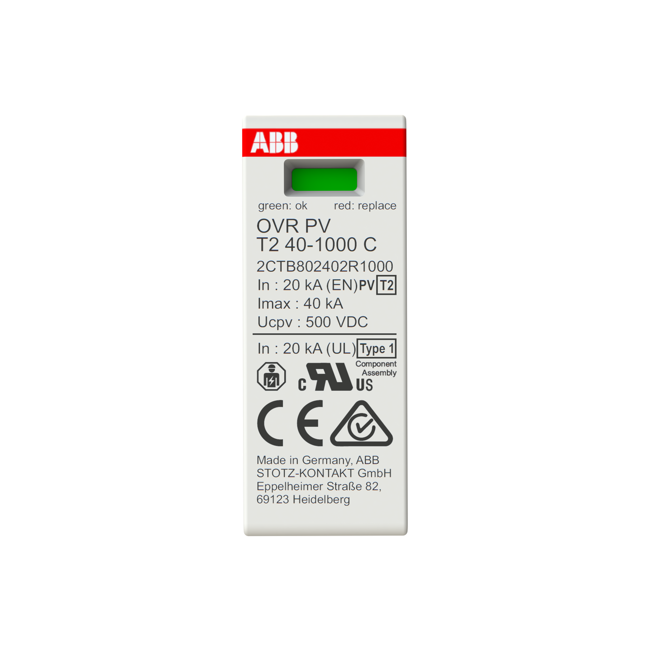 OVR PV T2 40-1000 C Surge Protective Device