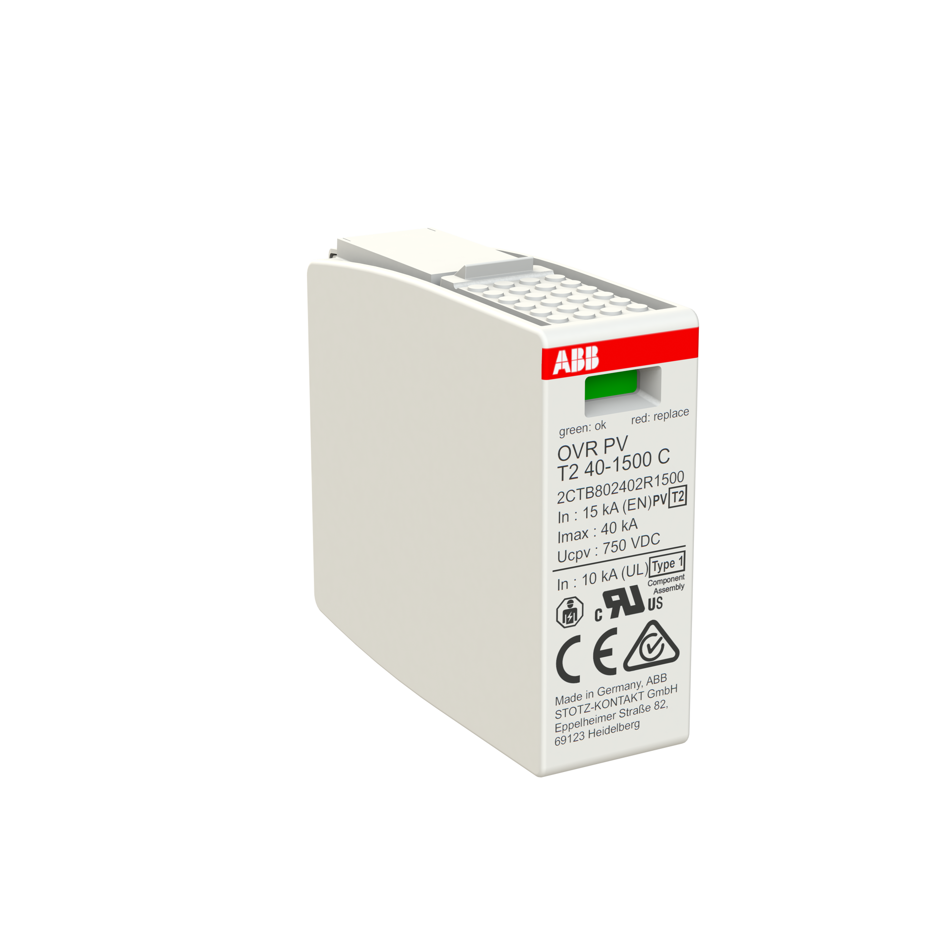 OVR PV T2 40-1500 C Surge Protective Device – Immagine 2 di 3