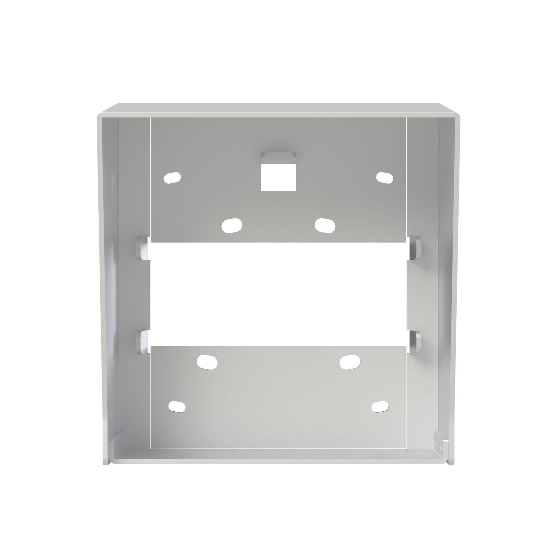 Visiera antipioggia 1X1 parete, aluminium – Immagine 2 di 3
