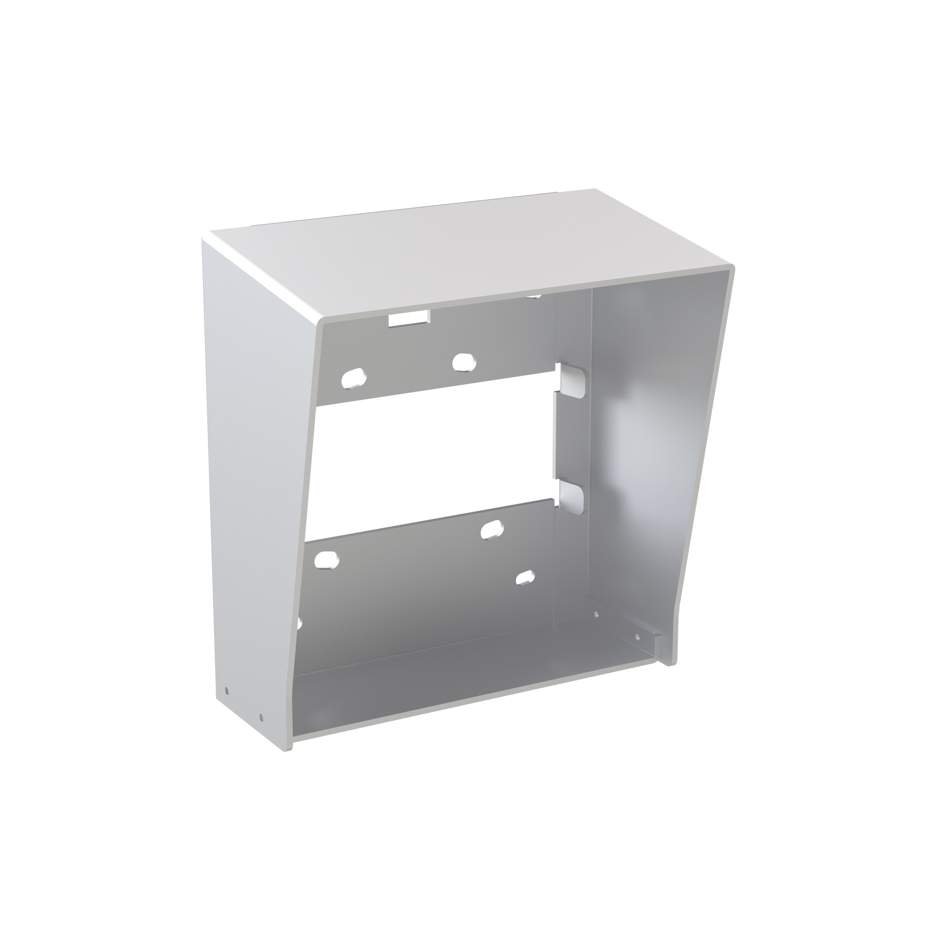 Visiera antipioggia 1X1 parete, aluminium