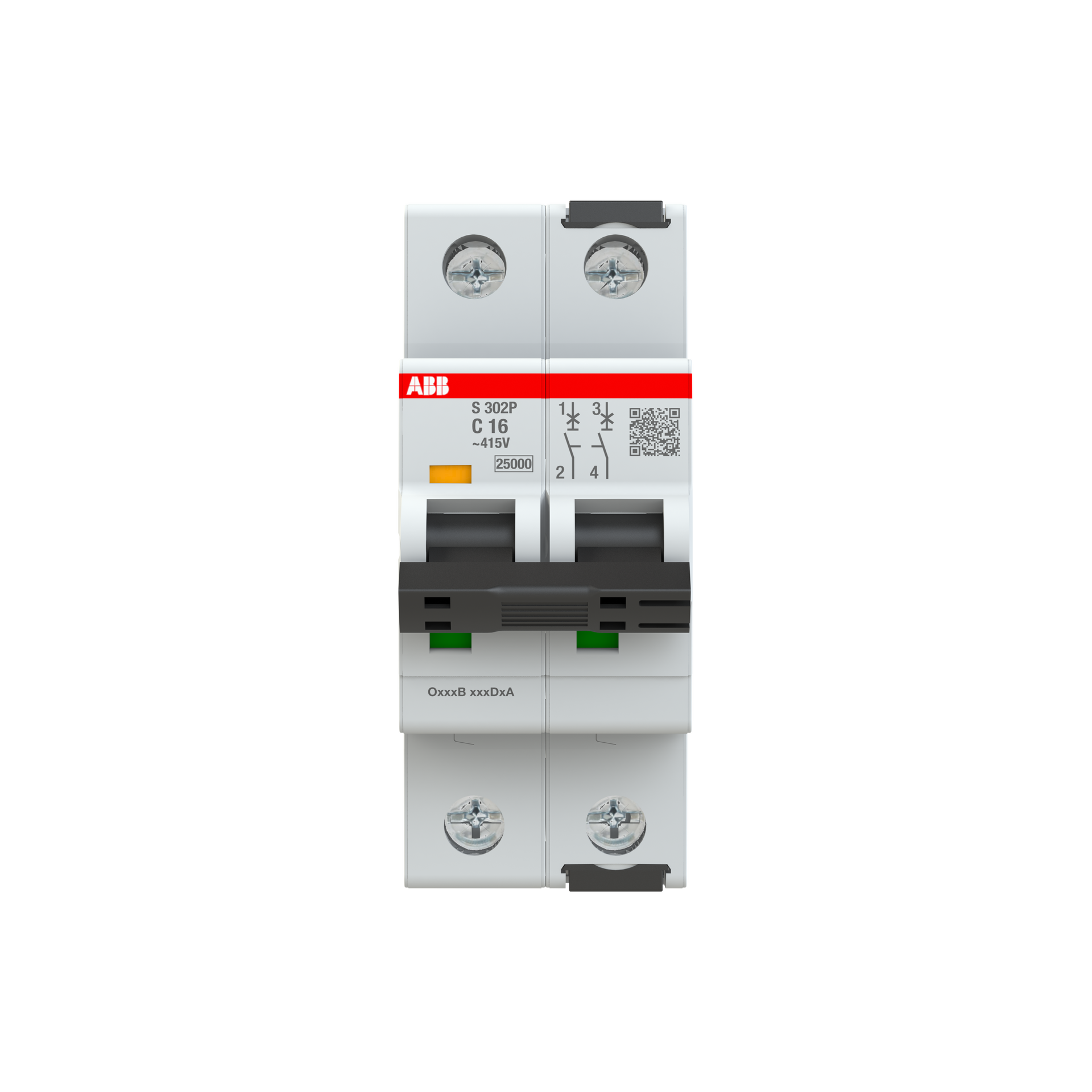 Miniature Circuit Breaker - S300P - 2P - 16 A - C - (AC) 25 kA – Immagine 2 di 3