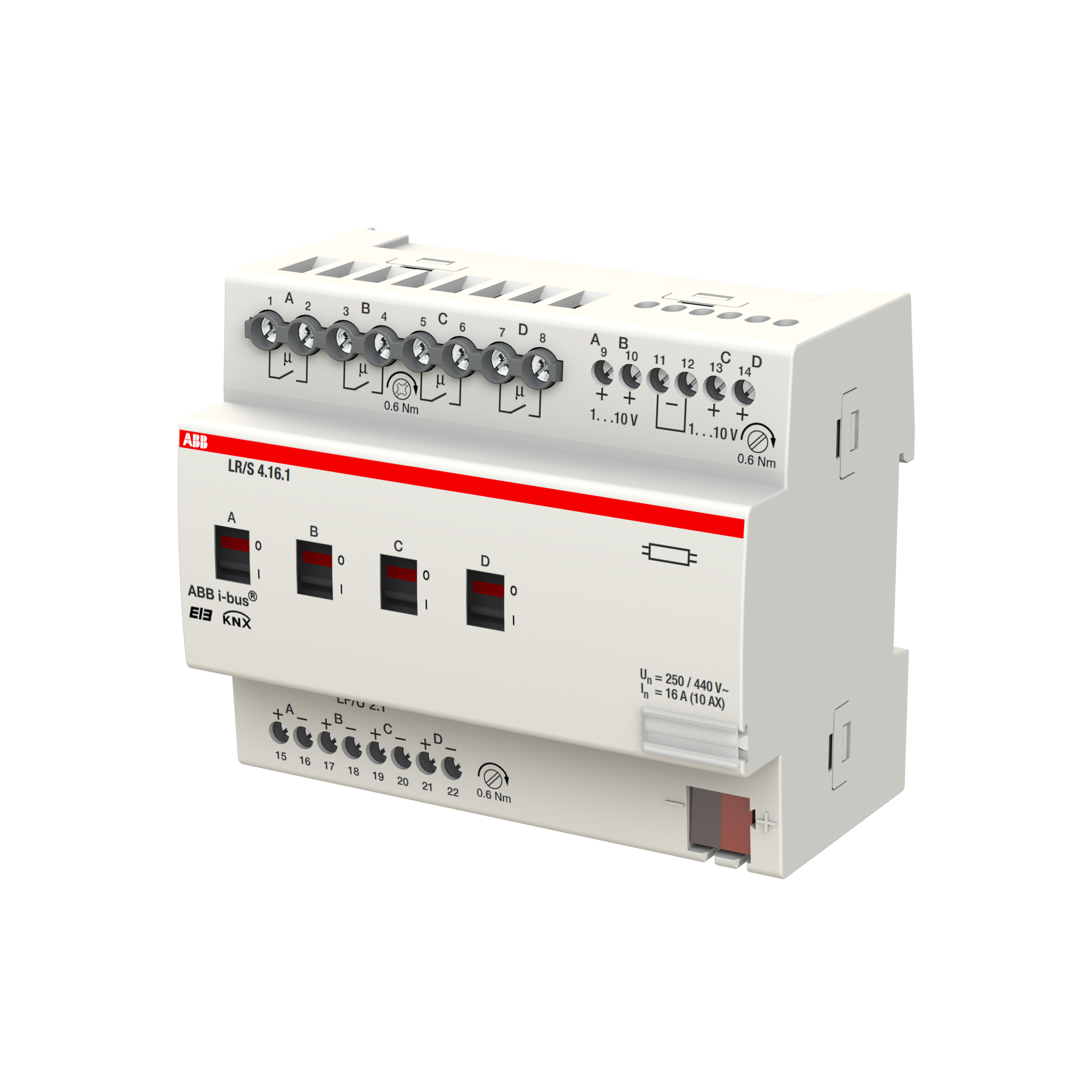 LR/S4.16.1 Regolatore luminosità, 4 canali, 1-10 V, MDRC – Immagine 3 di 3