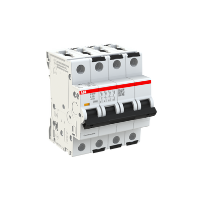 Miniature Circuit Breaker - S300P - 4P - 16 A - C - (AC) 25 kA