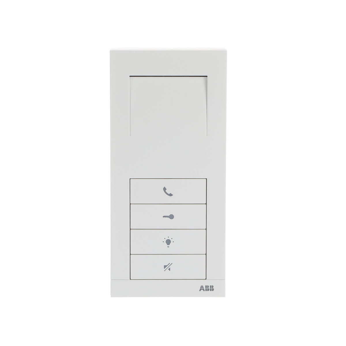 CITOFONO VIVAVOCE 4 PULSANTI, Bianco – Immagine 2 di 3