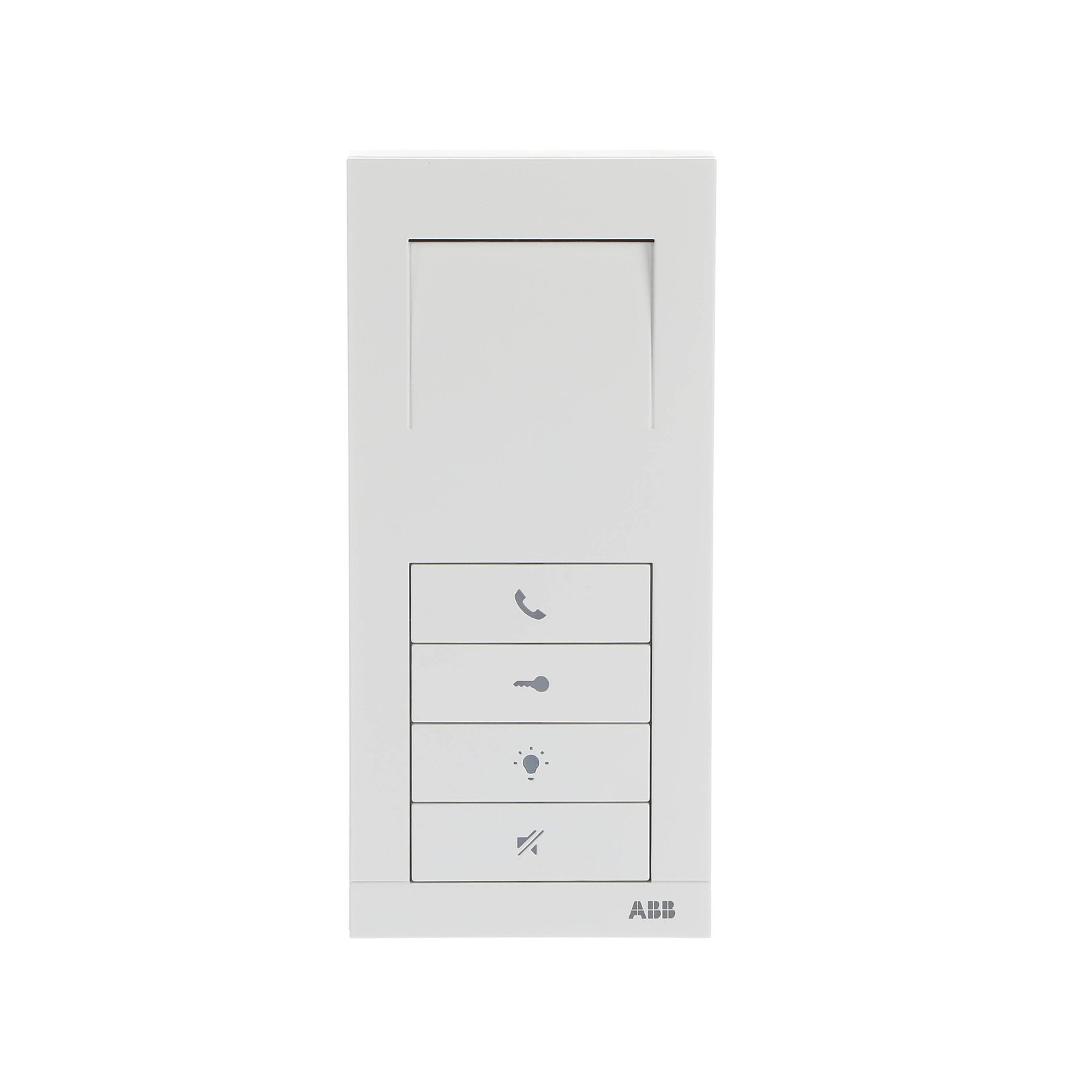 CITOFONO VIVAVOCE 4 PULSANTI, Bianco – Immagine 2 di 3