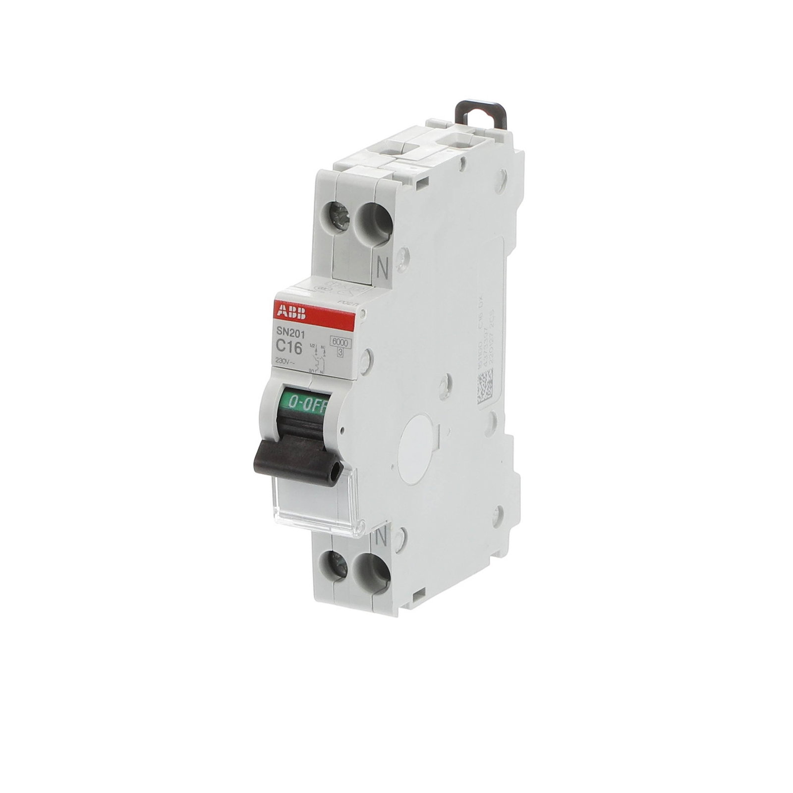 SN201  - C16 -  6kA Curva C 16A - SN201 - 1P+N - 16 A - C - (230 V) 6 kA