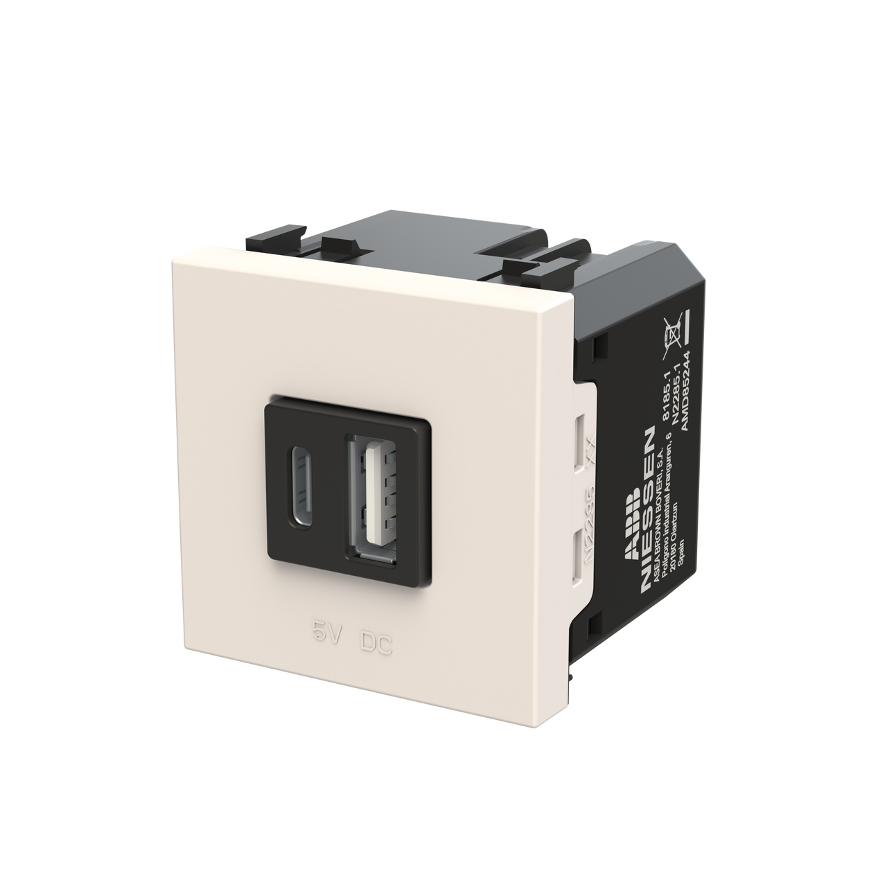 Caricatore USB Breakout cable with USB A/C Bianco - Zenit – Immagine 3 di 3