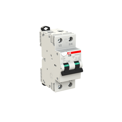Residual Current Circuit Breaker with Overcurrent Protection DS202CR - 2P - 30 mA - 6 A - C - Type AC