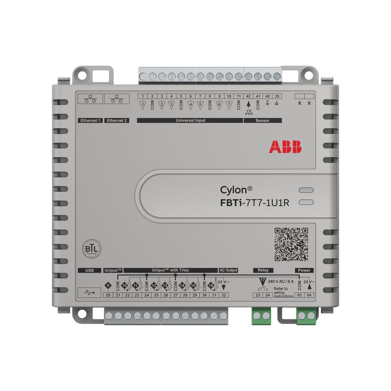FBTi-7T7-1U1R IP B-BC:16 I/O Unitary