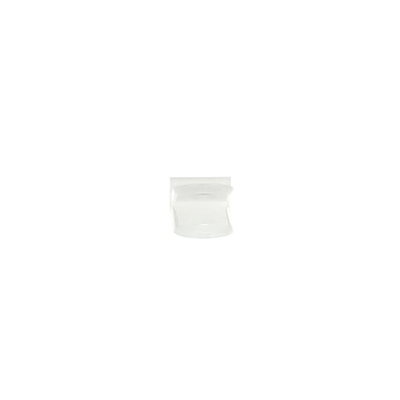 CABLE CLAMP WHT PLAIN EDGE .13 DIA