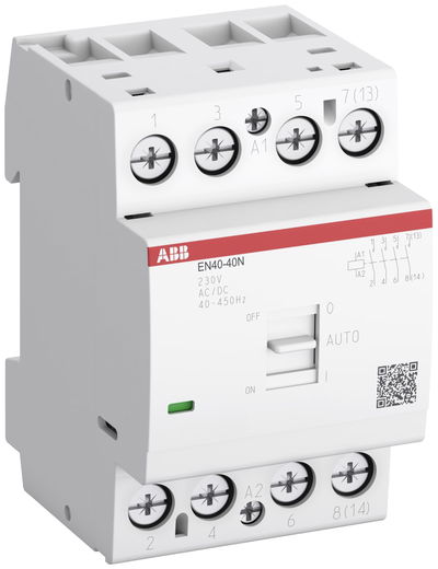 EN40-40N-06 Contattori Modulari (NO) 40 A - 4 NO - 0 NC - 230 V - Circuito di Controllo 400 Hz