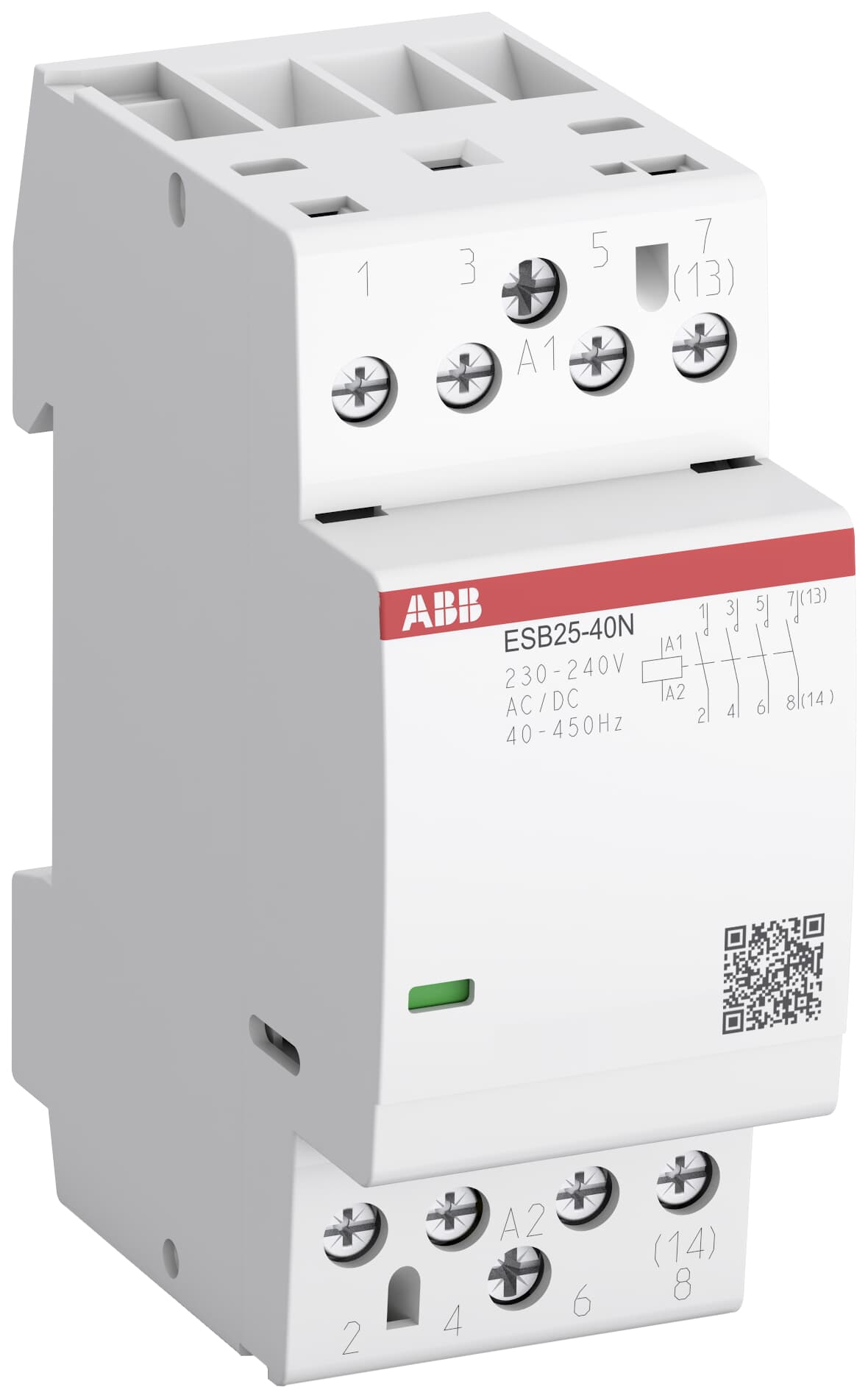 ESB25-22N-06 Contattori Modulari (NC) 25 A - 2 NO - 2 NC - 230 ... 240 V - Circuito di Controllo 400 Hz