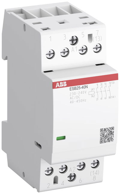 ESB25-40N-06 Contattori Modulari (NO) 25 A - 4 NO - 0 NC - 230 ... 240 V - Circuito di Controllo 400 Hz