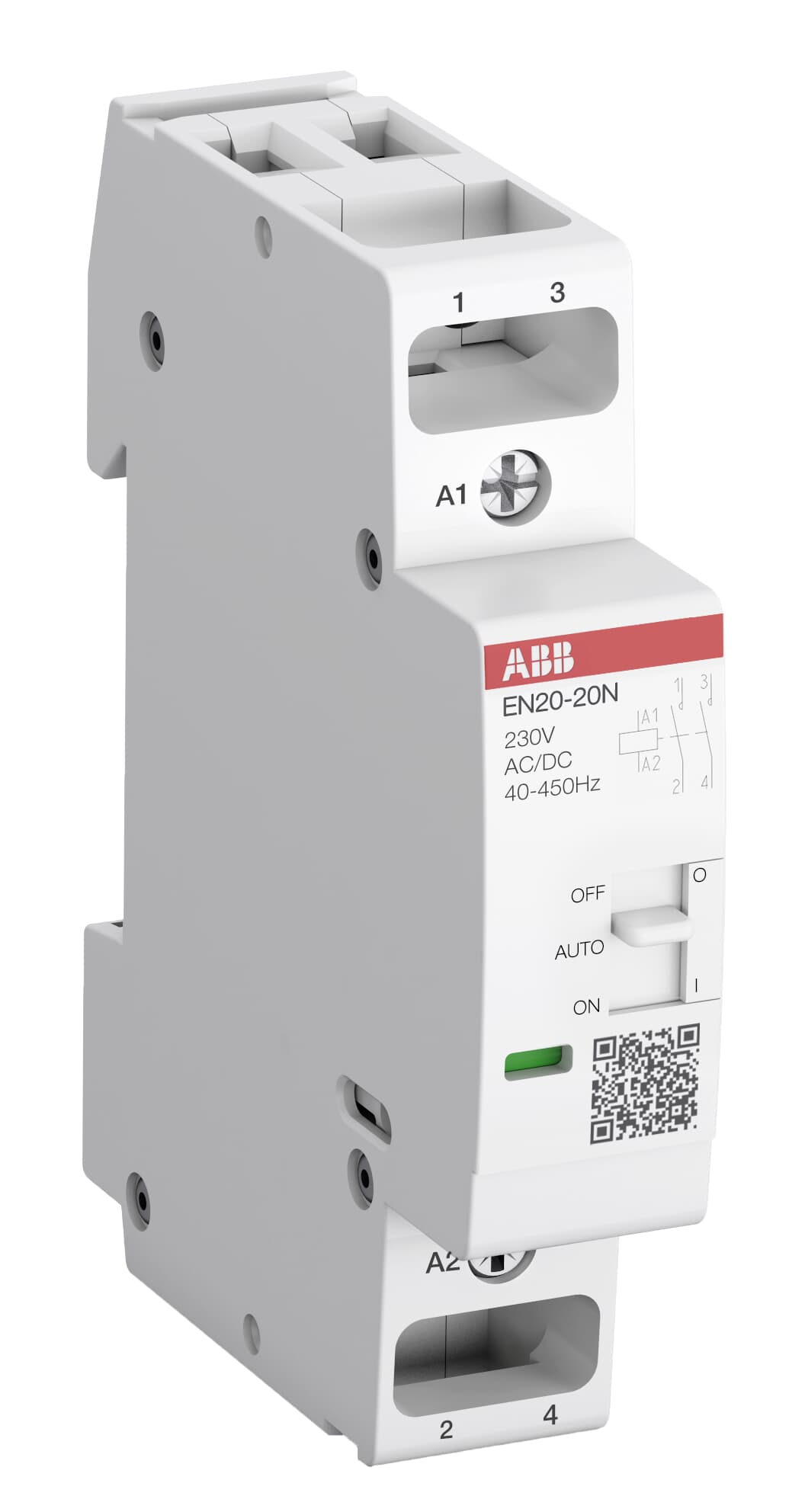 EN20-20N-06 Contattori Modulari (NO) 20 A - 2 NO - 0 NC - 230 V - Circuito di Controllo 400 Hz