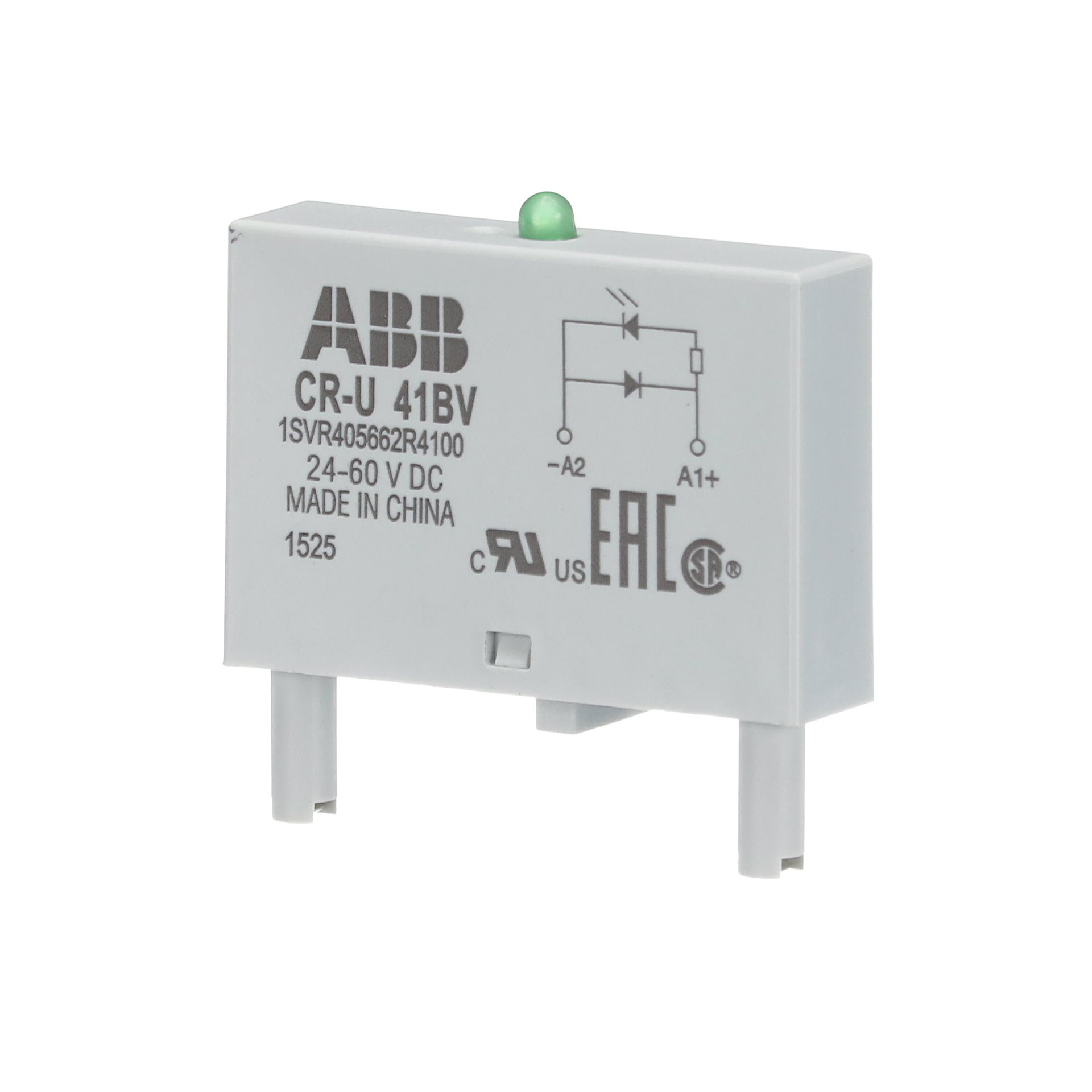 CR-U42BV DIODO +  LED VERDE 24..60 VCC – Immagine 3 di 3