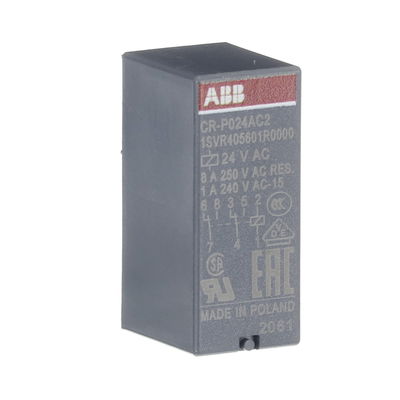 CR-P024AC2 ALIMENTAZ.24VAC 2 C/O 250V/8A