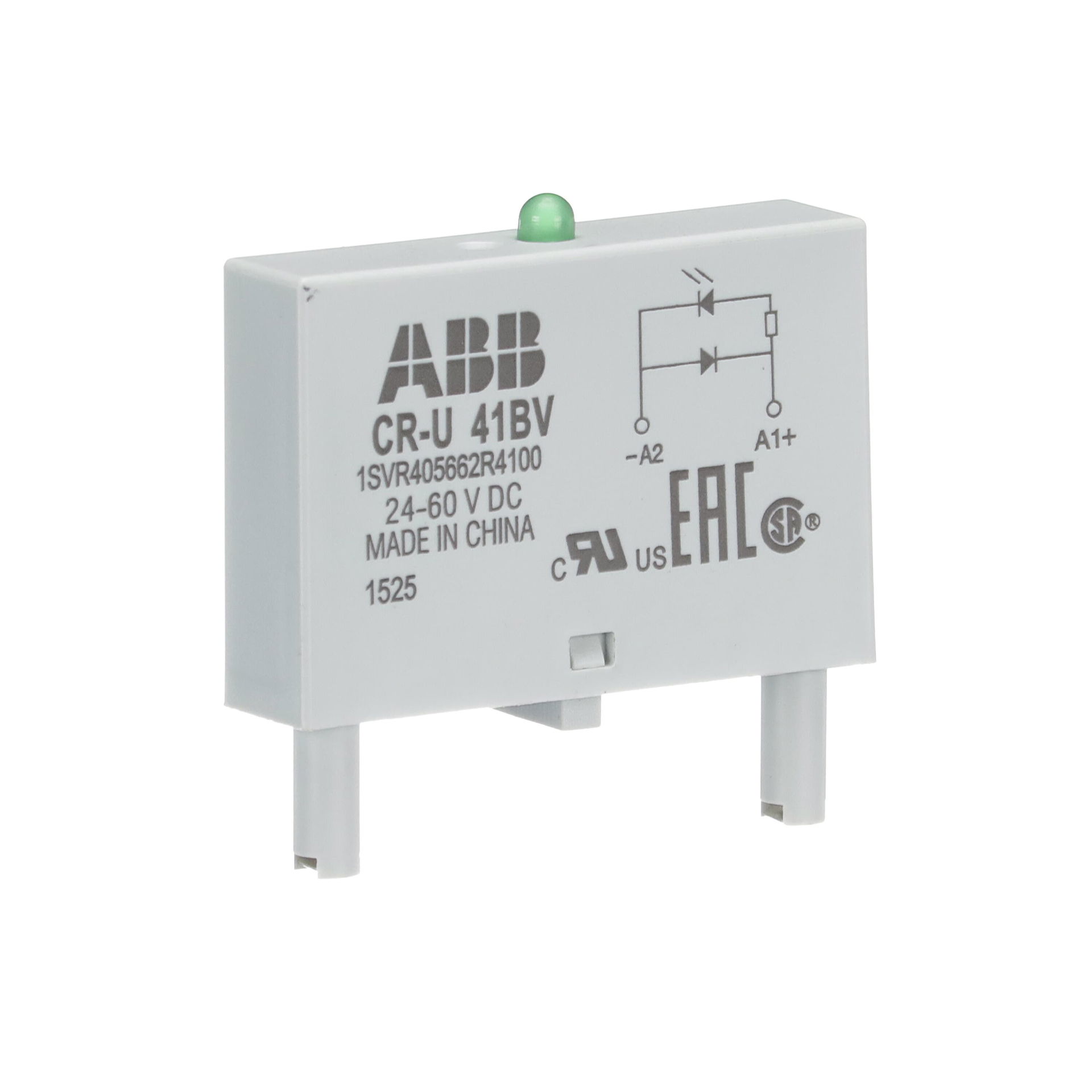 CR-U42BV DIODO +  LED VERDE 24..60 VCC
