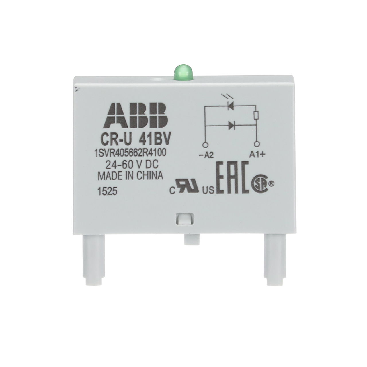 CR-U42BV DIODO +  LED VERDE 24..60 VCC – Immagine 2 di 3
