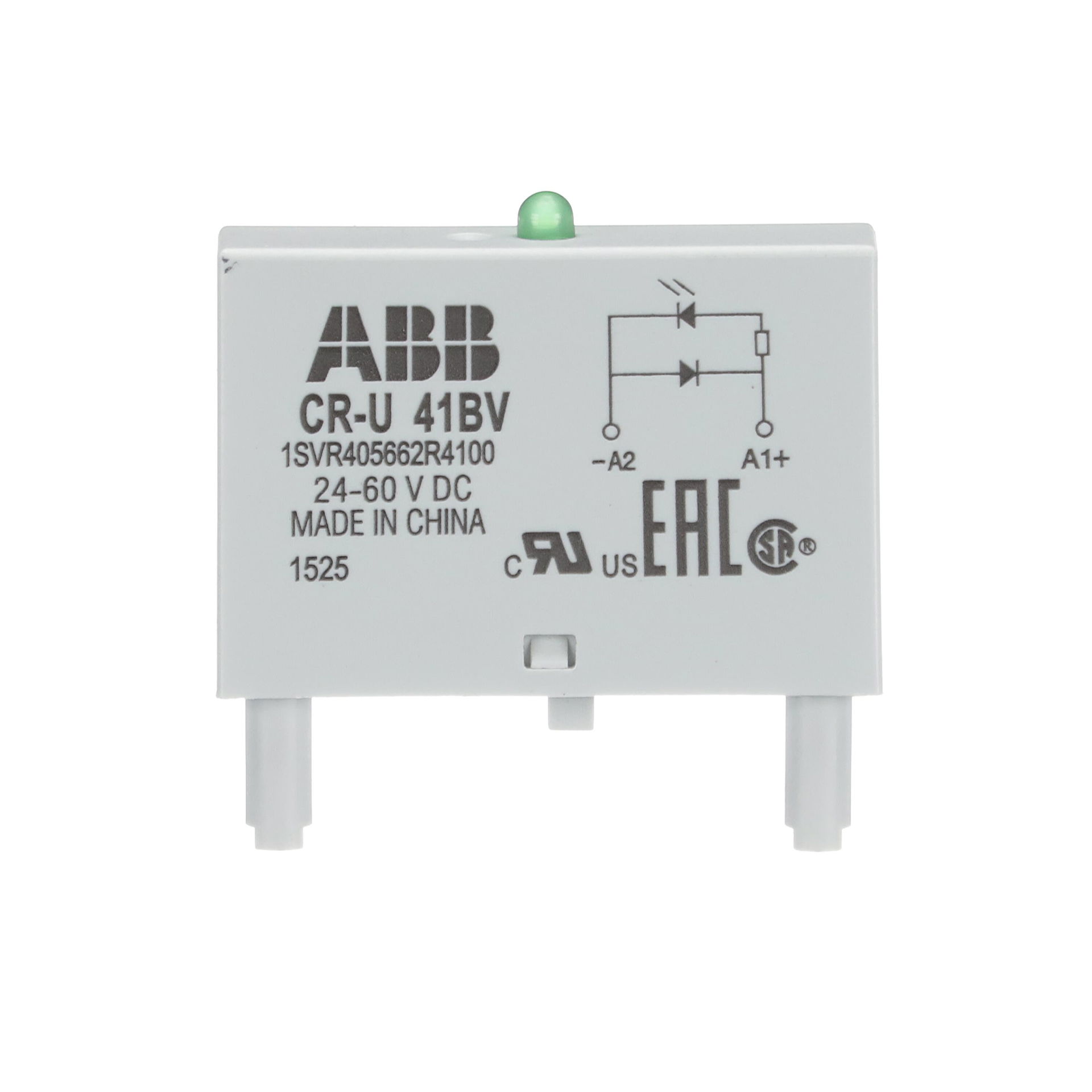 CR-U42BV DIODO +  LED VERDE 24..60 VCC – Immagine 2 di 3