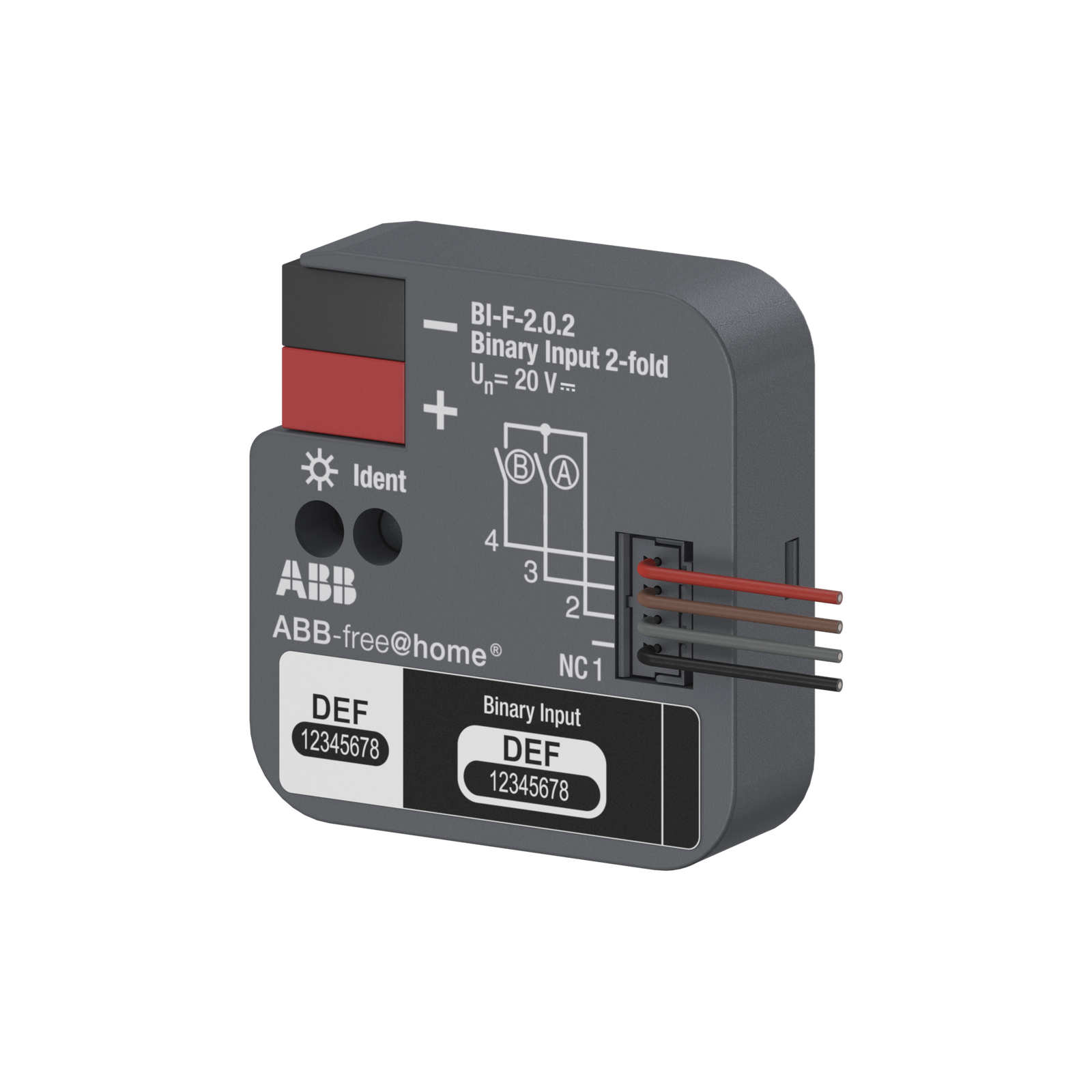 BI-F-2.0.2 Binary Input, 2-fold, FM – Immagine 3 di 3