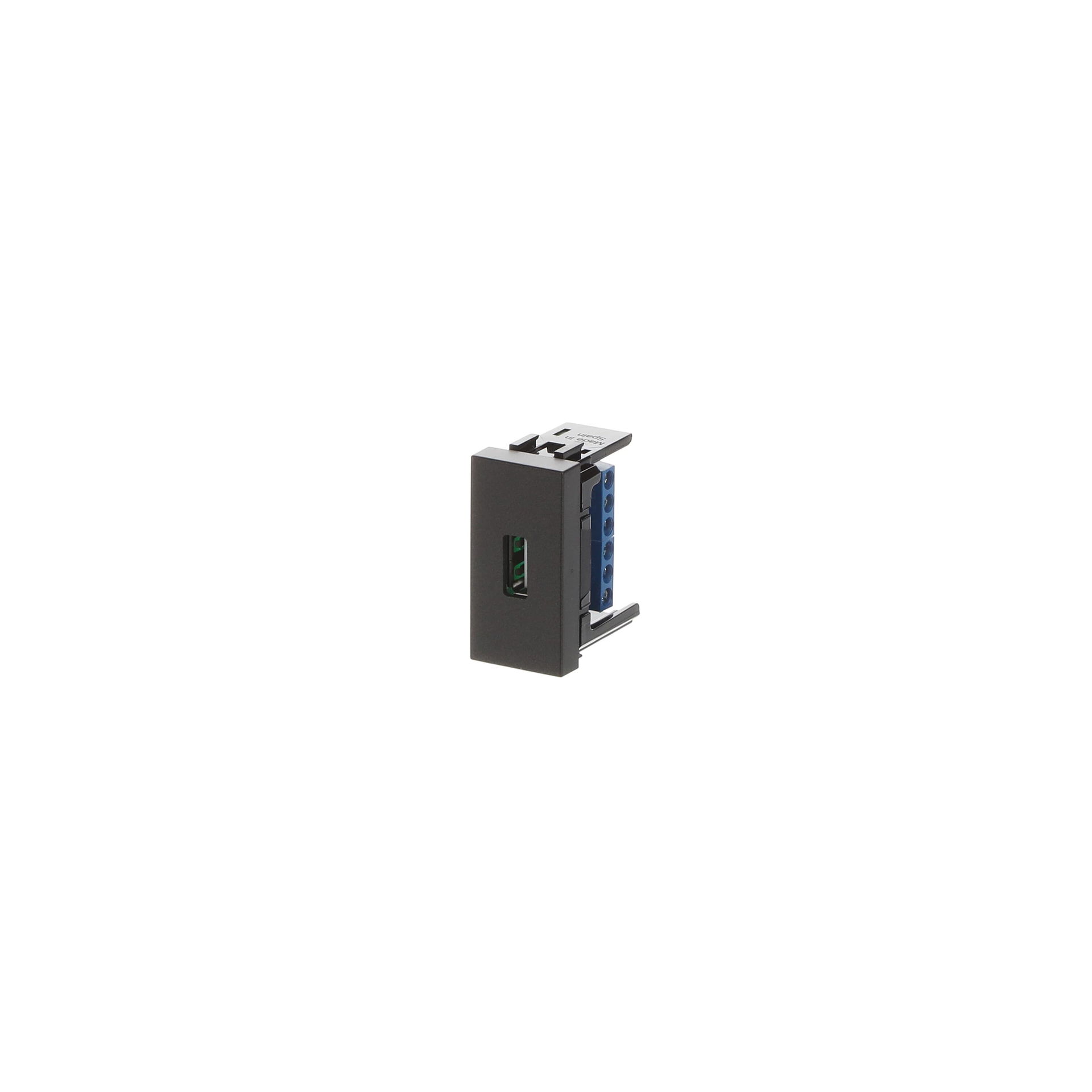 Presa USB Usb 1 gang Antracite - Zenit – Immagine 3 di 3