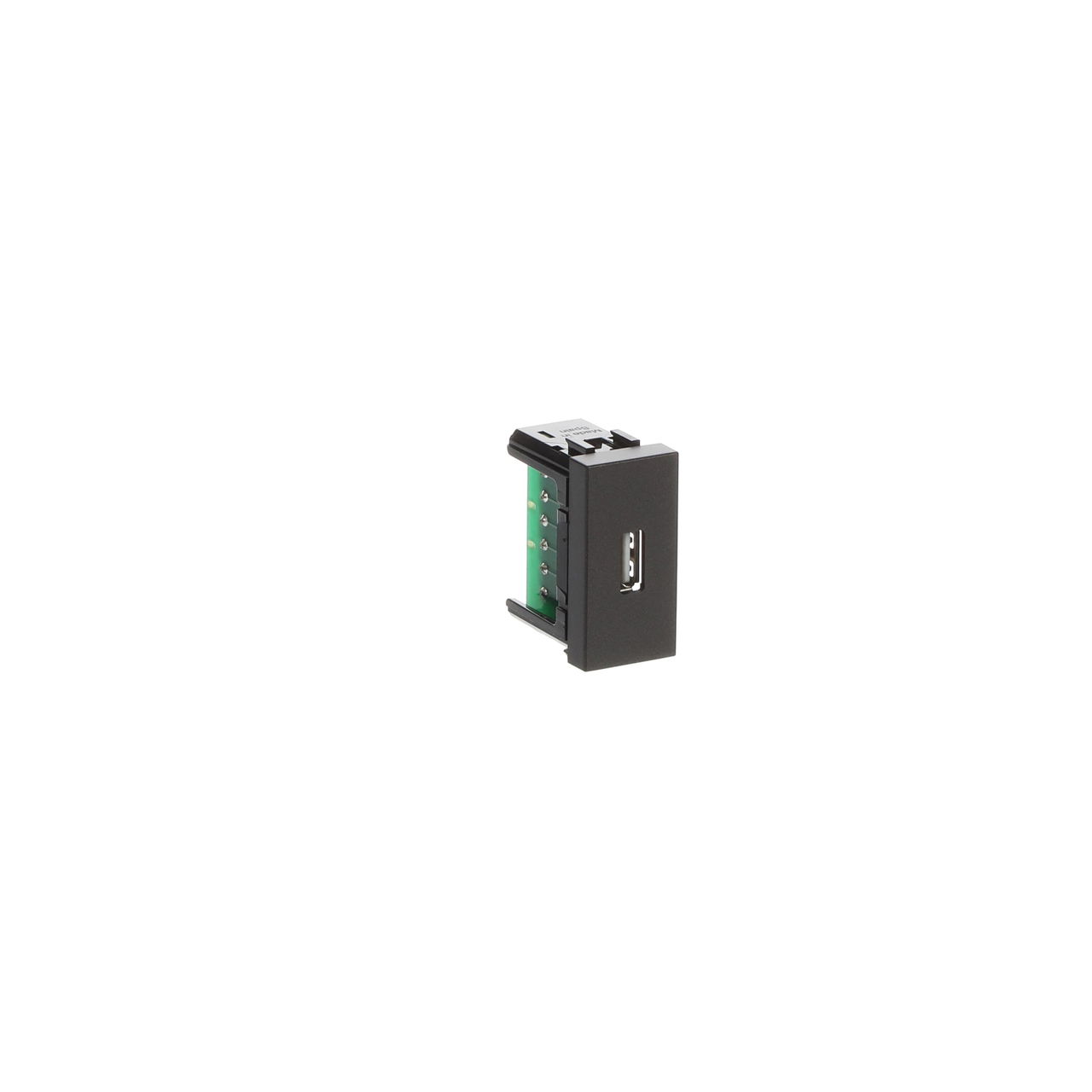 Presa USB Usb 1 gang Antracite - Zenit – Immagine 2 di 3