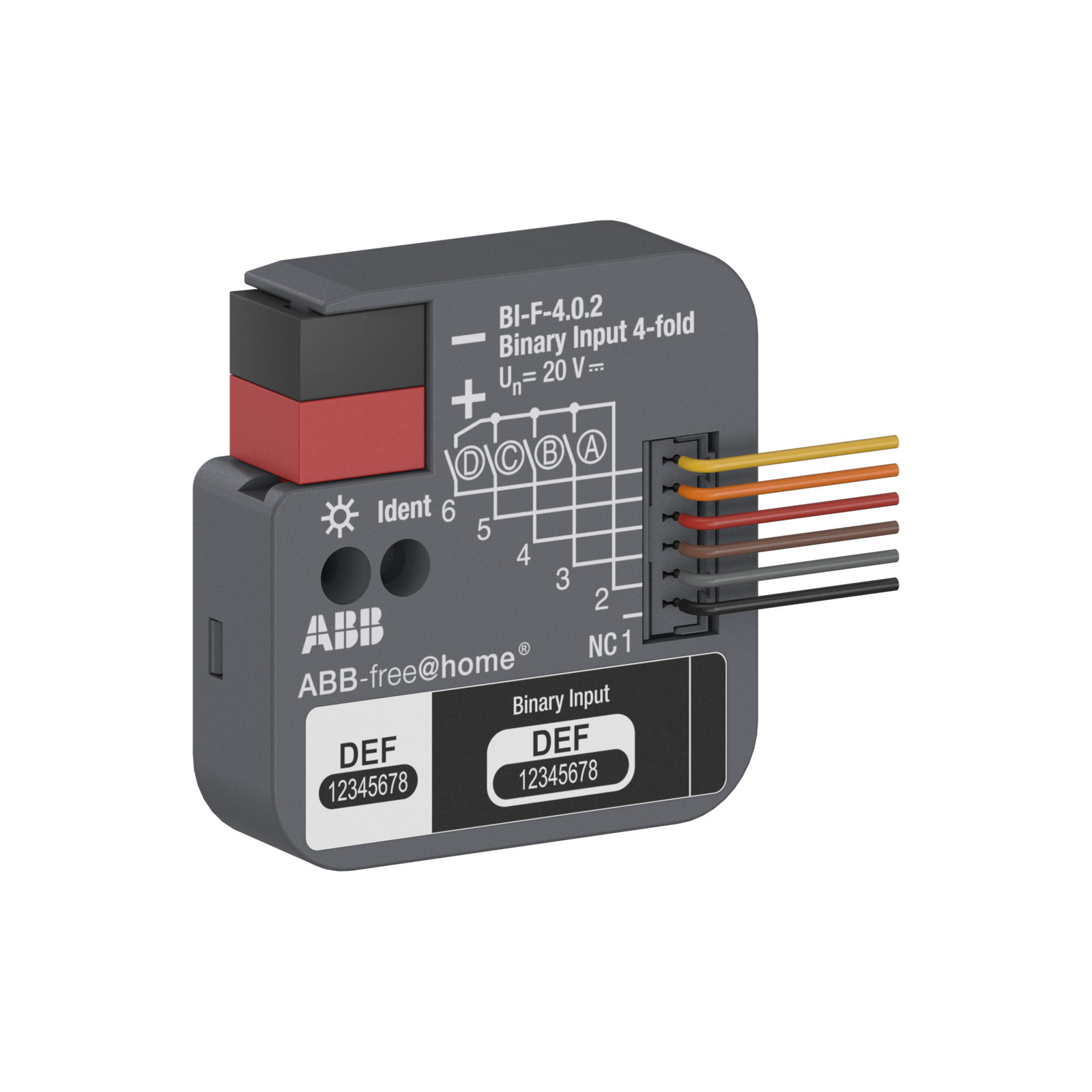BI-F-4.0.2 Binary Input, 4-fold, FM