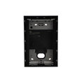 SCATOLA DA PARETE NERA 2X1 41382S-B, 1/2, Nero