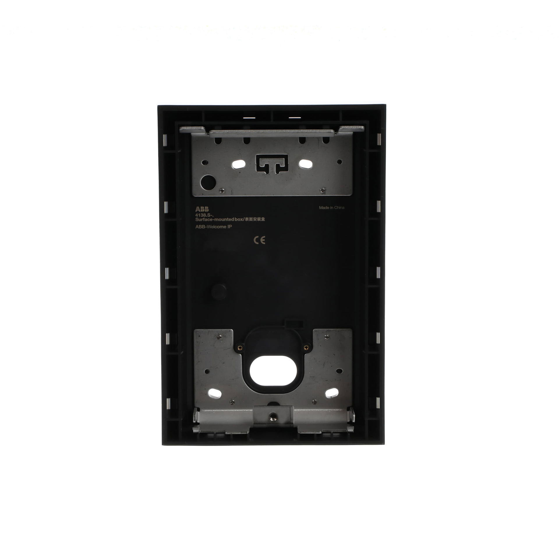 SCATOLA DA PARETE NERA 2X1 41382S-B, 1/2, Nero – Immagine 2 di 4