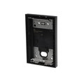 SCATOLA DA PARETE NERA 2X1 41382S-B, 1/2, Nero