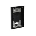 SCATOLA DA PARETE NERA 2X1 41382S-B, 1/2, Nero