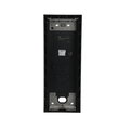 SCATOLA DA PARETE NERA 4X1 41384S-B, 1/4, Nero