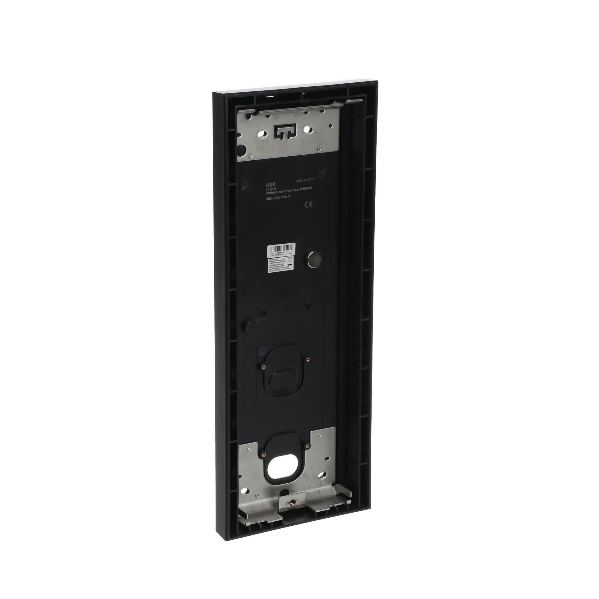 SCATOLA DA PARETE NERA 4X1 41384S-B, 1/4, Nero – Immagine 3 di 4