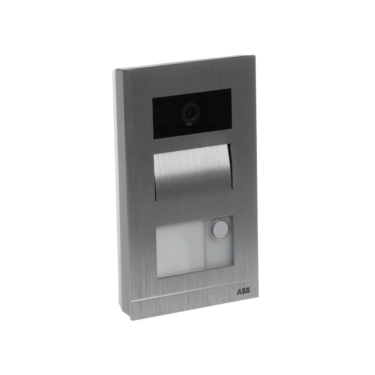 PE mini 1P parete, 1 button(s), Argento – Immagine 3 di 4
