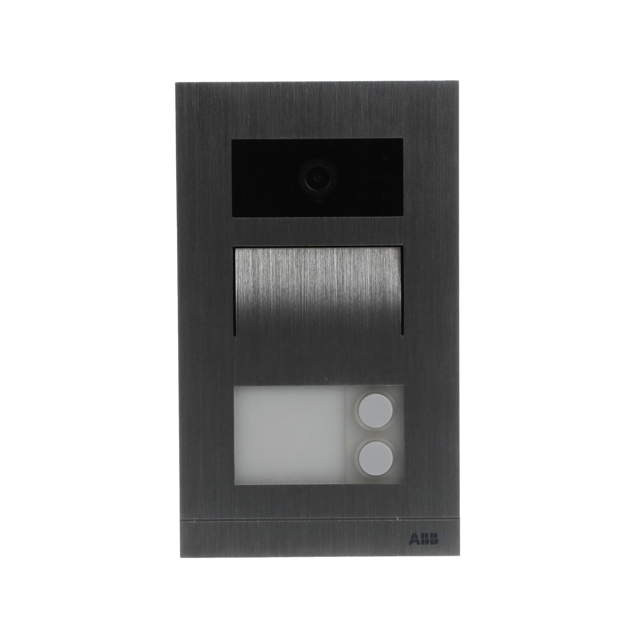 PE mini 2P parete, 2 button(s), Argento – Immagine 2 di 3