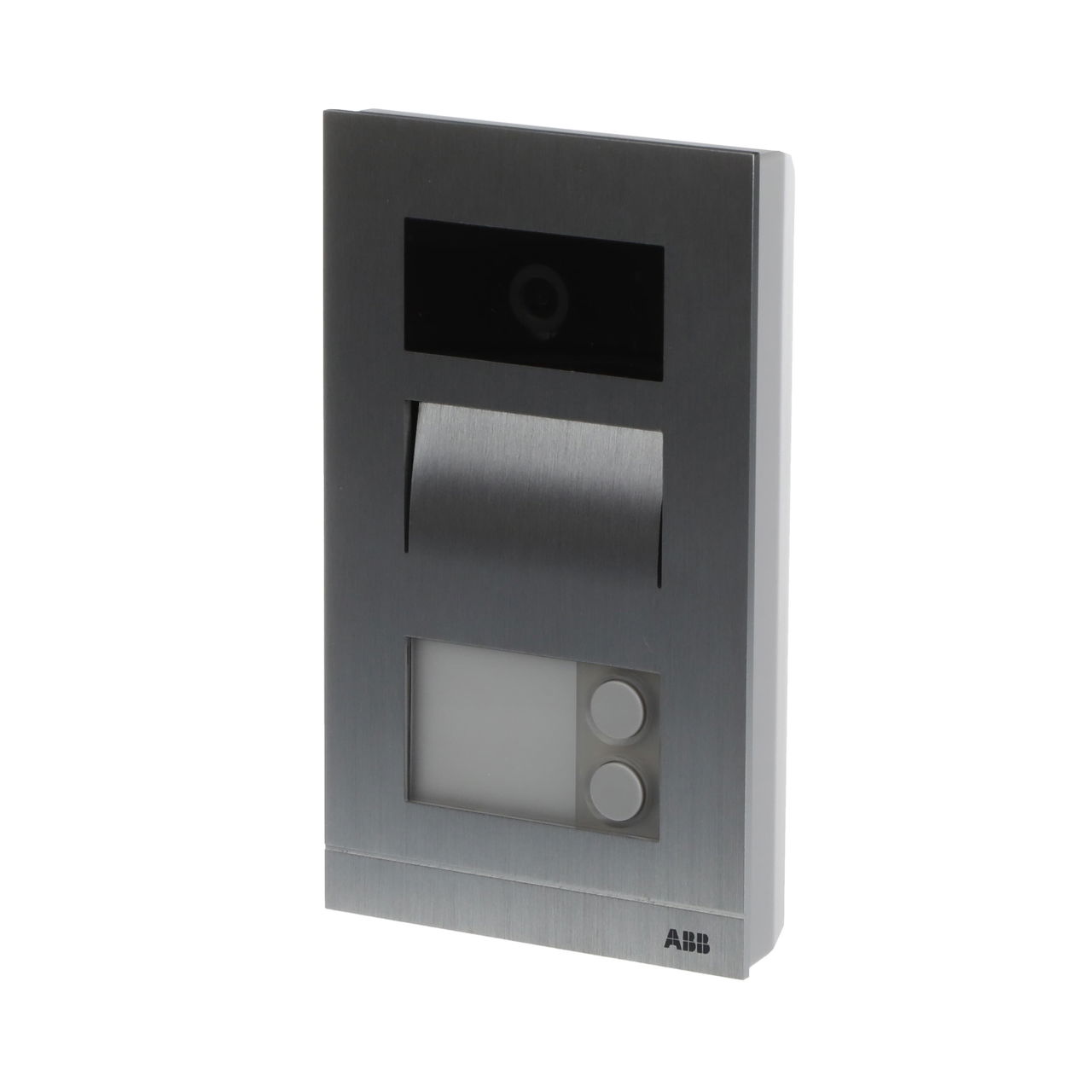 PE mini 2P parete, 2 button(s), Argento
