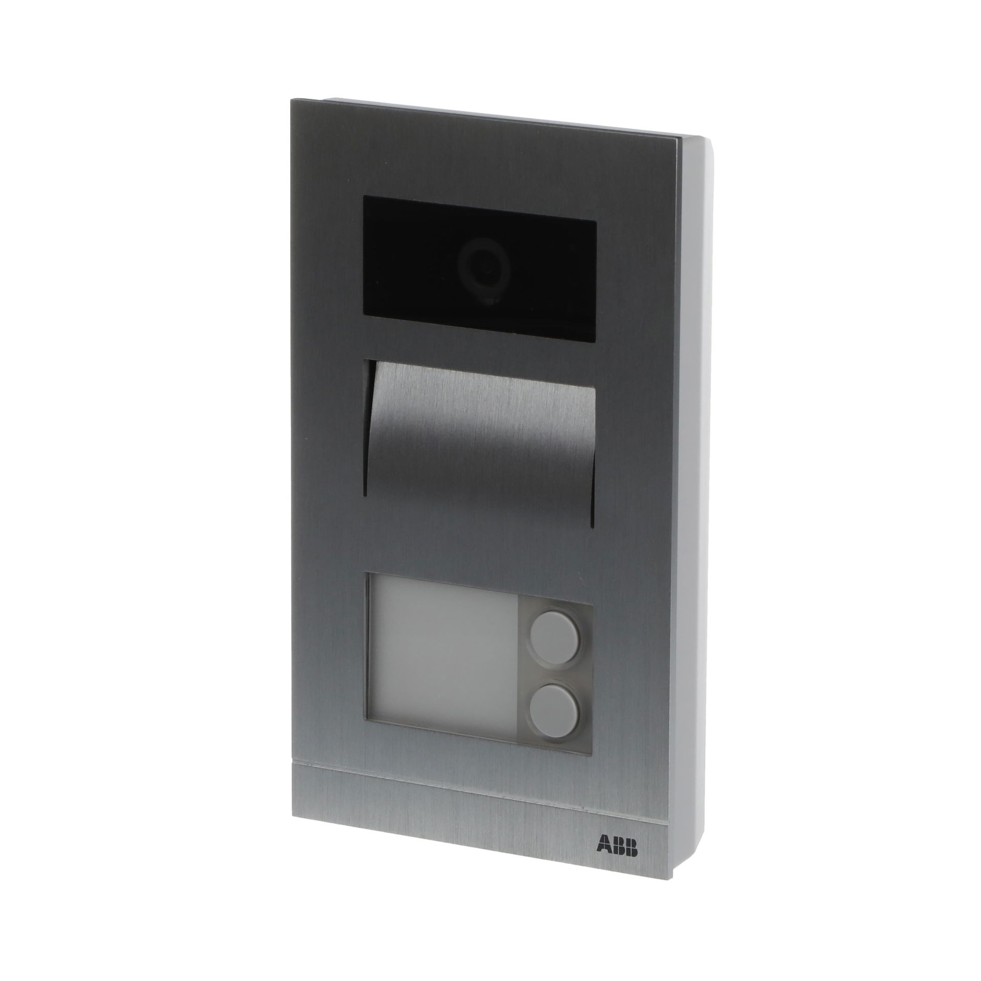 PE mini 2P parete, 2 button(s), Argento