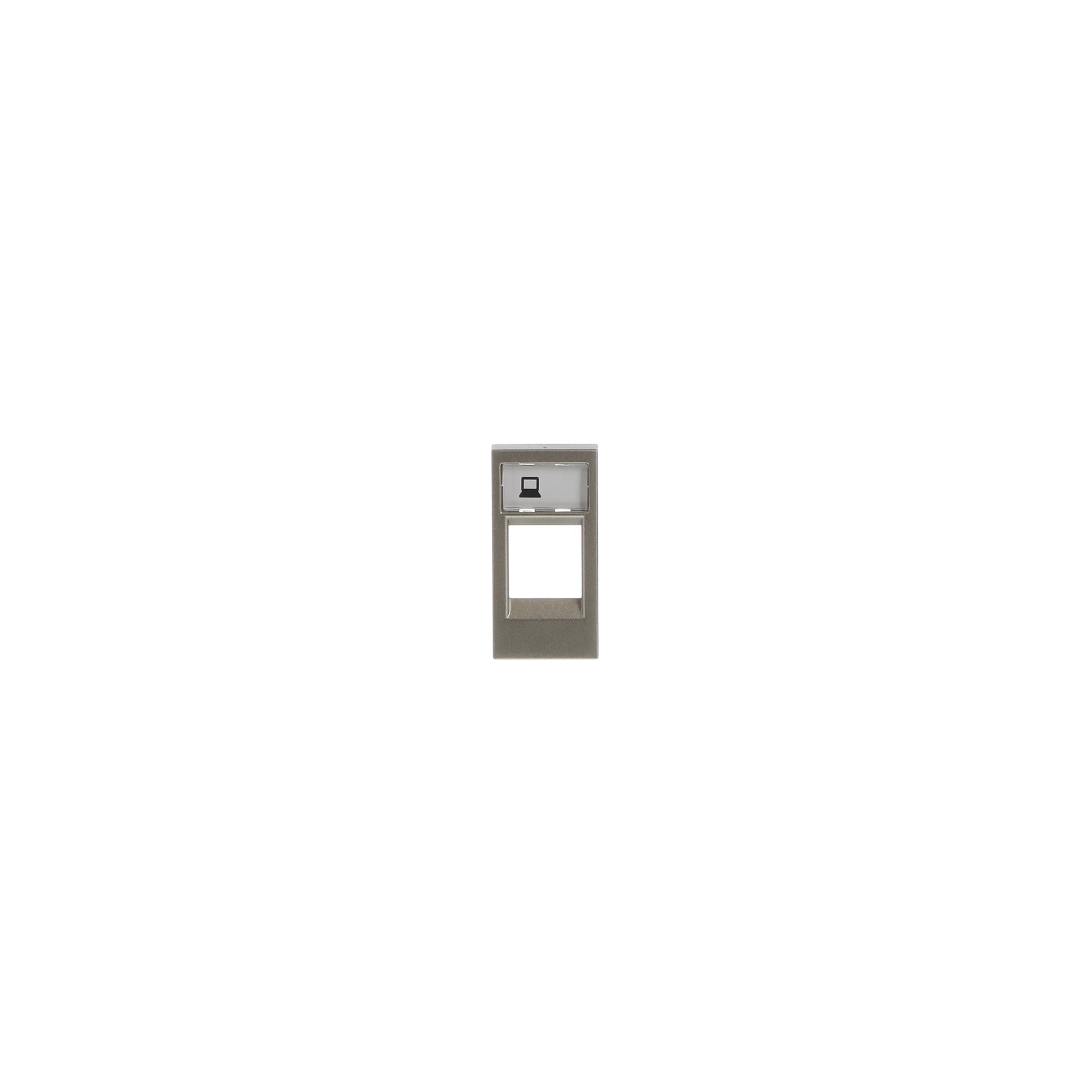 Cover For data connection housing 1 gang Champagne - Zenit