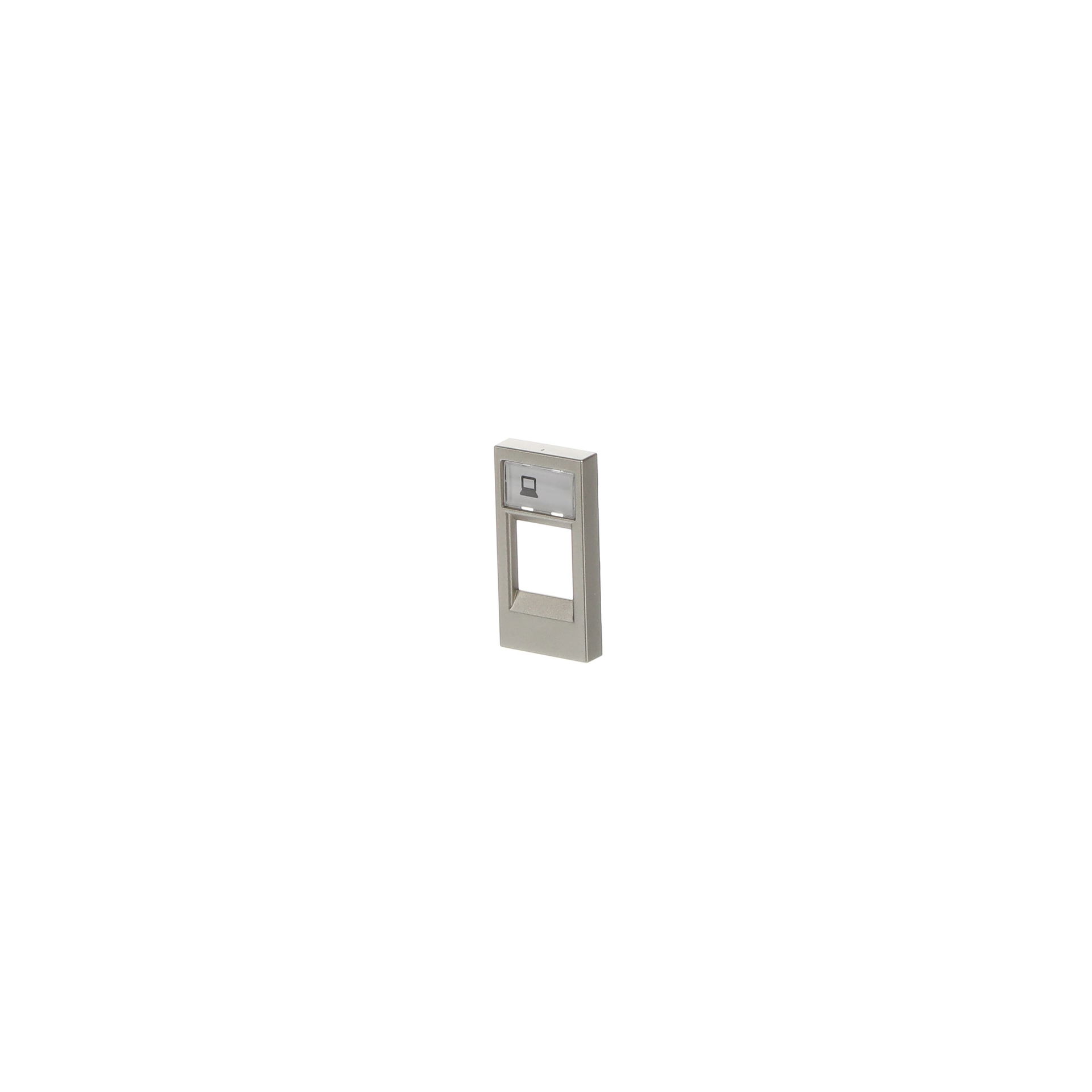 Cover For data connection housing 1 gang Champagne - Zenit – Immagine 3 di 3