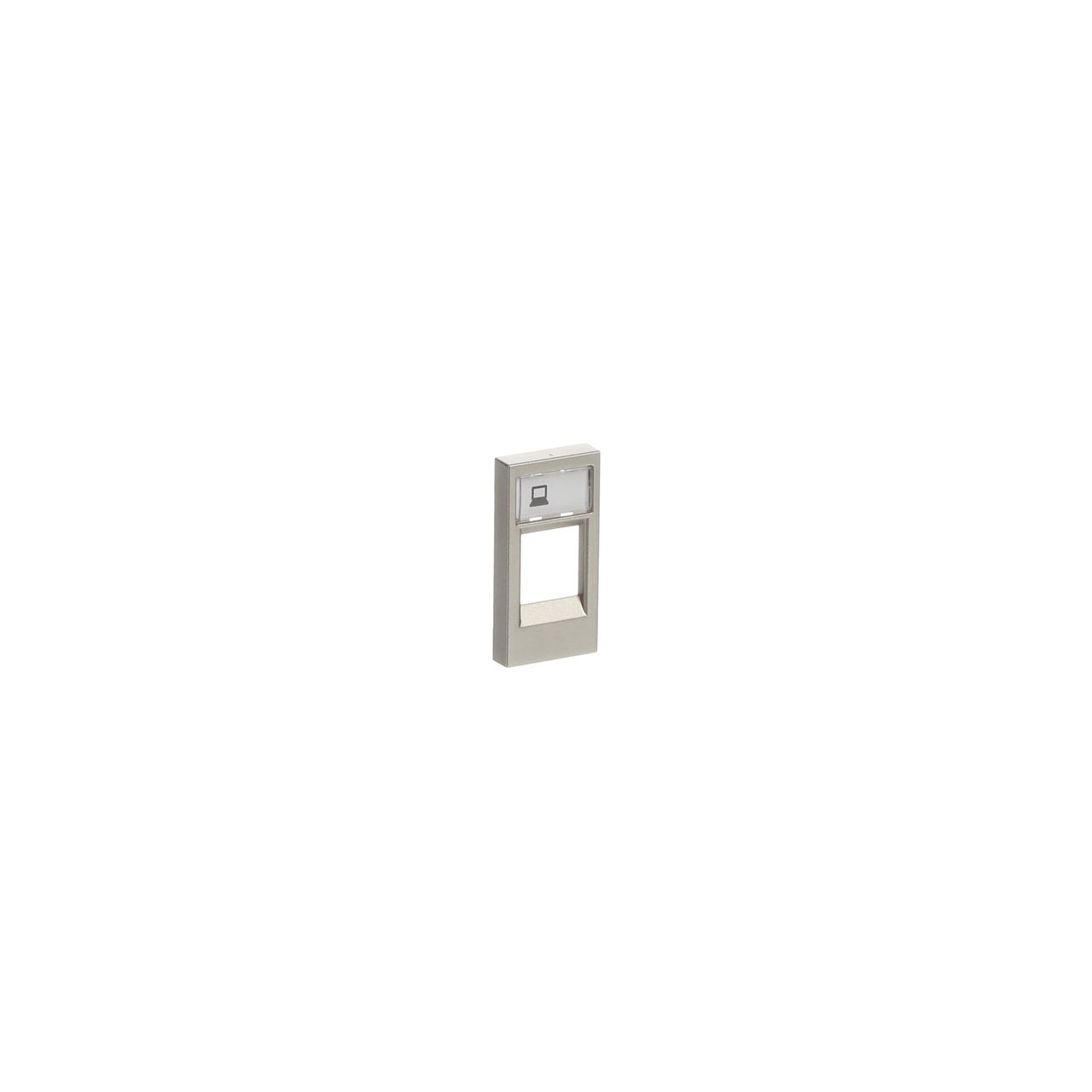 Cover For data connection housing 1 gang Champagne - Zenit – Immagine 2 di 3