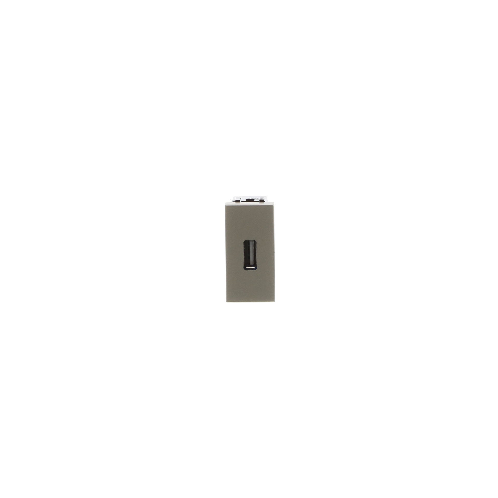 Presa USB Usb 1 gang Champagne - Zenit – Immagine 2 di 3