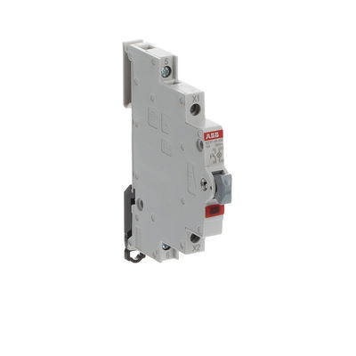 E217-16-10C,rosso, 115-250 V c.a., 1NA, 16A, 16 A, acc. to EN 250 V AC, 1NO, El. Color: Grigio, 1LED, Red, MW: 0.5